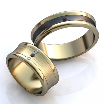 Обручальное кольцо на заказ. Модель obr-26