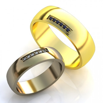 Обручальное кольцо на заказ. Модель obr-138