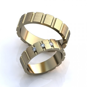 Обручальное кольцо на заказ. Модель obr-12