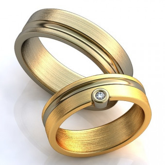 Обручальное кольцо на заказ. Модель obr-433