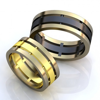 Обручальное кольцо на заказ. Модель obr-465