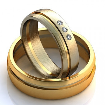 Обручальное кольцо на заказ. Модель obr-332
