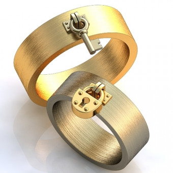 Обручальное кольцо на заказ. Модель obr-214