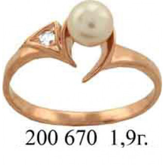 Кольца с жемчугом на заказ. Модель 200670