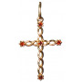 Крест с камнями на заказ. Модель 5016