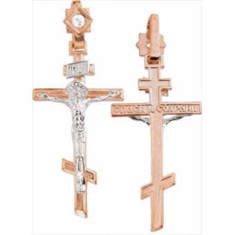 Крест с камнями на заказ. Модель м40670