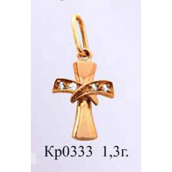 Крест с камнями на заказ. Модель кр0333