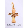 Крест с камнями на заказ. Модель кр0333