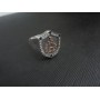 Фамильный перстень в форме щита с монограммойв готическом стиле