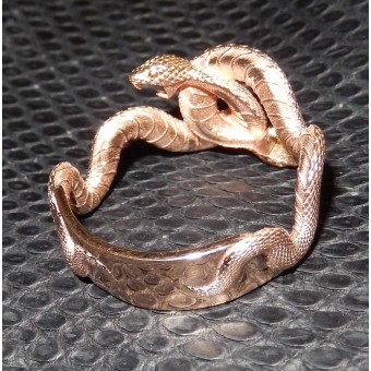 Перстень-кольцо в виде сплетенных змей