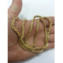 Золотая цепь "Барбадос" 63 грамм из желтого золота 585 пробы на заказ